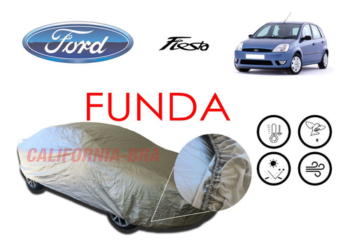 Funda Cubierta Lona Cubre Ford Fiesta-2000-2001-2002