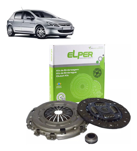 Kit Embreagem Elper Peugeot 308 407 307 Citroen C4 2.0 16v