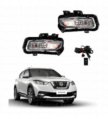 Kit De Neblineros Nissan Kicks 1.6 2018 Hr16de Bencina Dohc