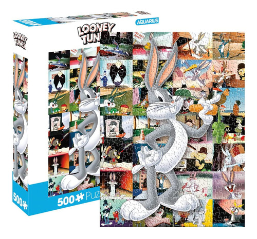 Acuario - Looney Tunes Bugs Bunny 500 Piebras De Rompecabeza