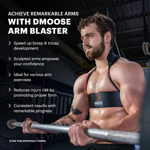 Dmoose Fitness Arm Curl Blaster Para Bíceps Culturismo Y Aum
