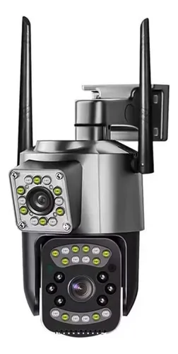 Camara De Seguridad Ptz Doble Lente Alta Definicion Exterior