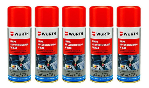 Imagem 1 de 1 de 12 Higienizador Limpa Ar Condicionado Wurth W-max Lavanda