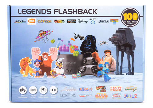 Atgames Legends Flashback. Consola De Juegos Hdmi Con 100 J.