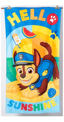 Toalla De Baño Infantil 70x140 Paw Patrol Colita