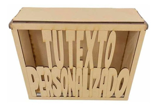 Caja  Para Regalo Mdf Personalizada.