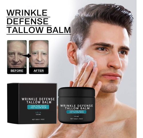 Crema Facial De Sebo Para Hombre E Wrinkle Tallow Balm