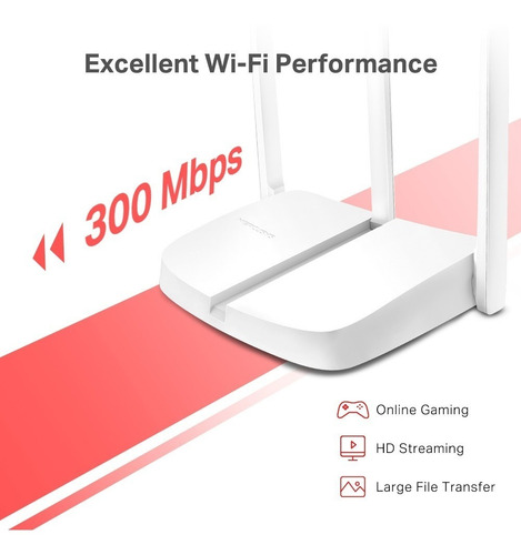 Imagen 4 de 5 de Router Inalámbrico Mw306r Multi-modo 300 Mbps Mercusys