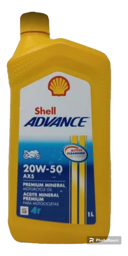 Aceite Shell Advance 20w 50