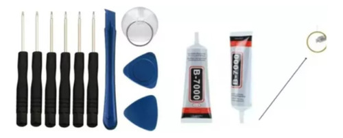 Cola B7000 15ml Colar Celular Displays Tampas + Kit Reparo