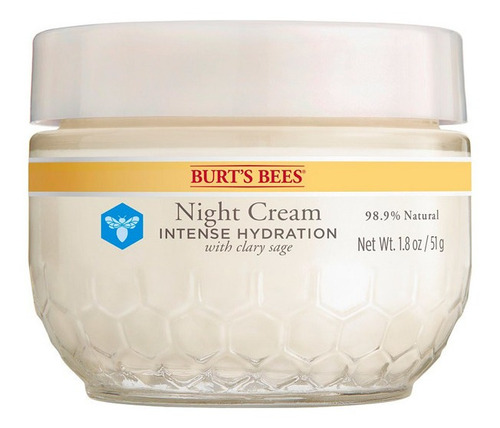 Crema De Facial Noche Burt's Bees Intense Hydration 51gr