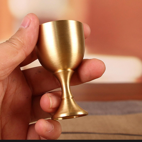 Copas De Latón, Vaso Reutilizable De Cáliz De Latón Para