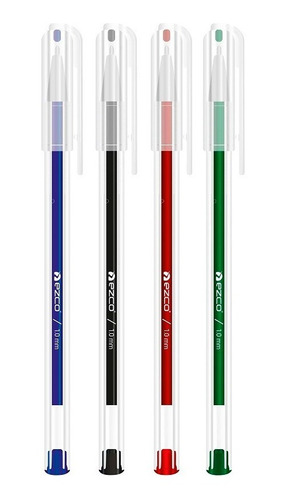 Bolígrafo Birome Ezco 1mm Colores A Elección (x144 Unid.)
