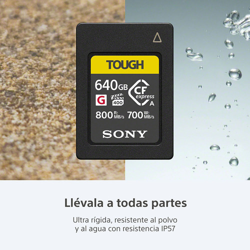 Tarjeta Memoria Sony Cfexpress Tipo A Serie Cea-g640 Gb