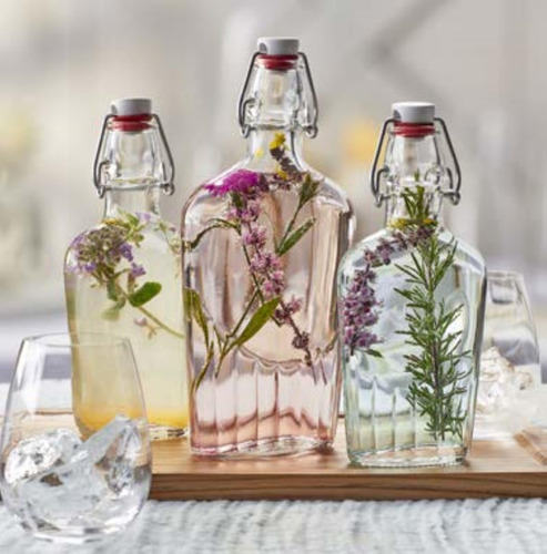 Matraz De Bolsillo Fiaschetta Vidrio 250 Ml Transparente
