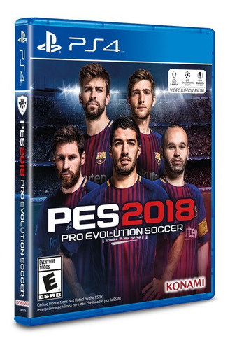 Pes 2018 Formato Físco Ps4 Original Favoritos
