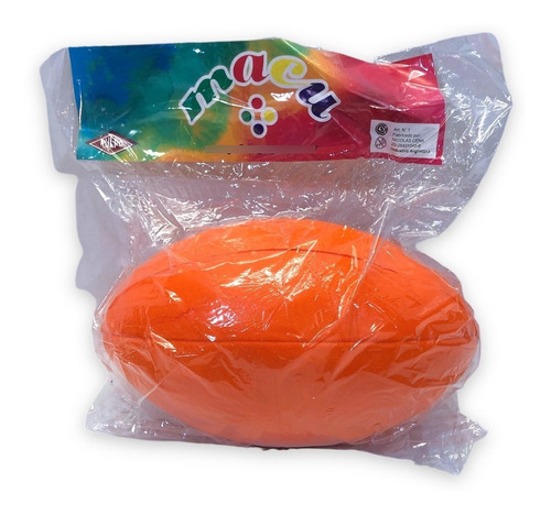 Pelotas Rugby De Goma Espuma Para Colegio Original Macu