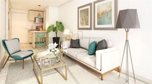 Imagen 10 de 12 de Departamento En Venta De 1 Dorm. En Santiago