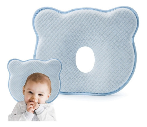 Almohada Para Bebe Memory Foam Para Prevenir Cabeza Plana