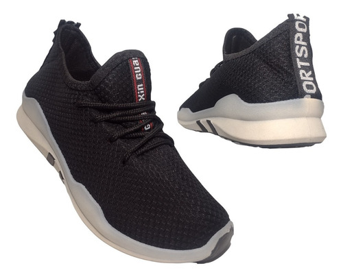 Tenis Slip On Juvenil Hombre Ligeros Elástico Casual Correr