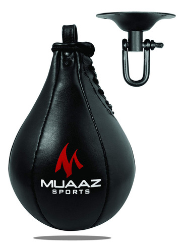 Muz Speed Ball Boxeo Vaca Ocultar Cuero Muay Thai Entrenami.