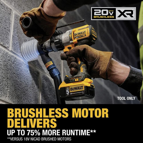 Taladro De Martillo Inalámbrico Max Xr Dewalt 20v Xr, Sin Es