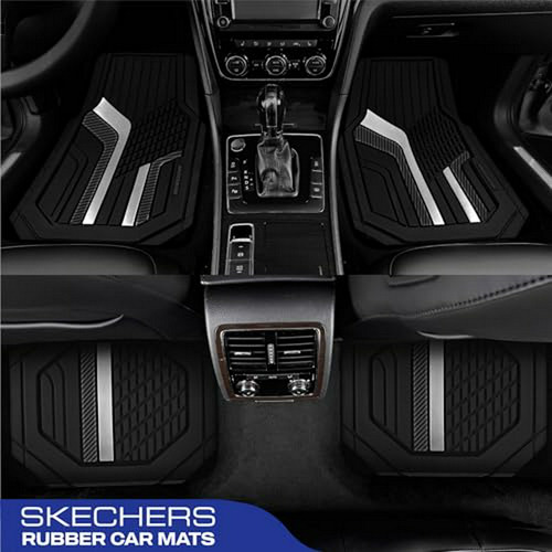 Skechers Tapetes De Goma Para Auto, Impermeables Y Universal