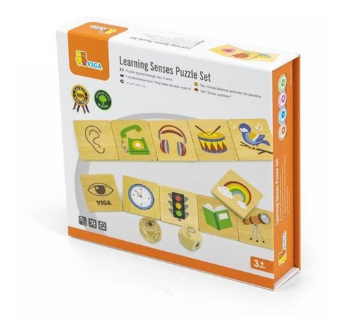 Juego De Los Sentidos Puzzle De Madera Viga
