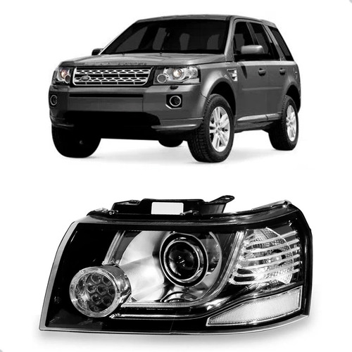 Farol Freelander 2 2006 A 2013 D3s C/ Led Cromada 12 Pinos