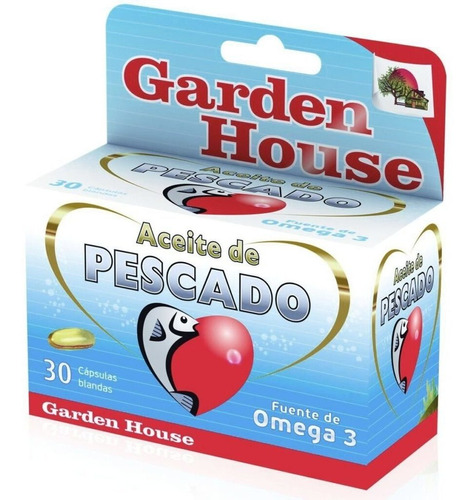 Garden House Aceite De Pescado X 30 Capsulas