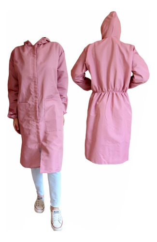 Casaca Chaqueta Mandil M Protector Antifluidos Rosa