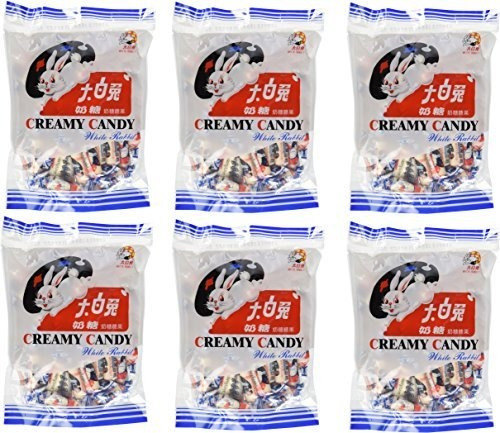 Conejo Blanco Cremoso De Caramelo 6.3 Oz (180 Gramos) (paque