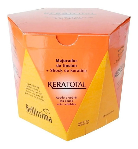 Bellissima Keratotal Caja 24 Mejorador De Tincion Tintura