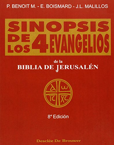 Sinopsis De Los Cuatro Evangelios - Vol. 1 (biblia De Jerusa