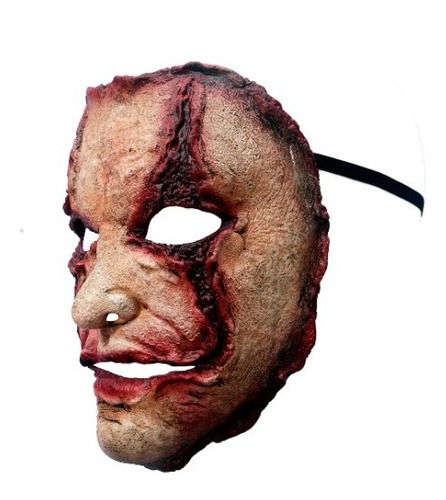 Máscara De Serial Killer Asesino Serial Disfraz Halloween Color Carne