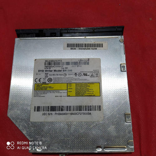 Driver De Dvd/cd Para Notebook Modelo Sn-208