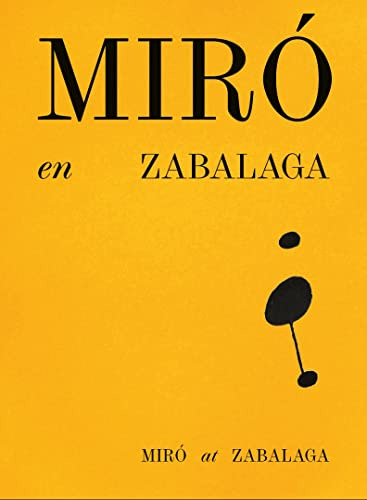 Libro Miró En Zabalaga De Miró Joan