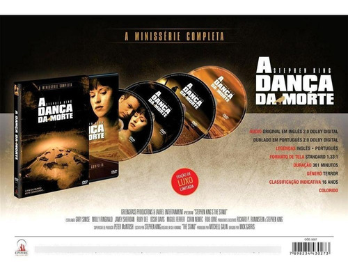 Dvd A Dança Da Morte 4 Discos Stephen King Lacrado Original