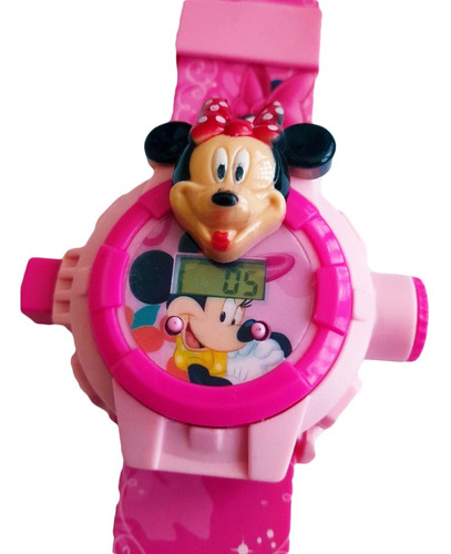 Minnie Mouse Reloj Proyector Infantil Juguetería Niñas