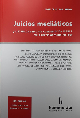 Juicios Mediáticos - Ara Aimar, Juan Cruz