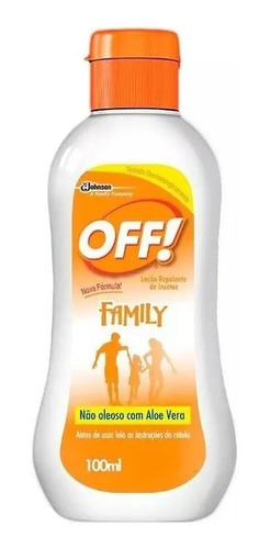 Loção Repelente De Insetos 100ml Family Off!