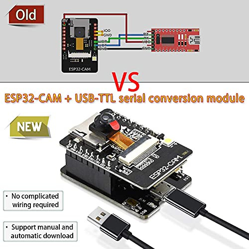2 Placas Esp32-cam-mb, Esp32-cam W Bt Board Esp32-cam-m De P