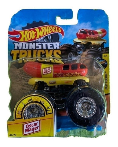 Hot Wheels Monster Trucks Oscar Mayer Gjd82 9cm - Mattel