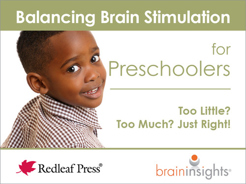 Balancing Brain Stimulation For Preschoolers: Too Little? Too Much? Just Right!, De Mcnelis, Deborah., Vol. 1. Editorial Redleaf Pr, Tapa Blanda En Inglés
