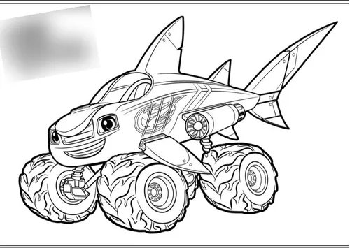 Monster Truck para colorir 24 –  – Desenhos para Colorir