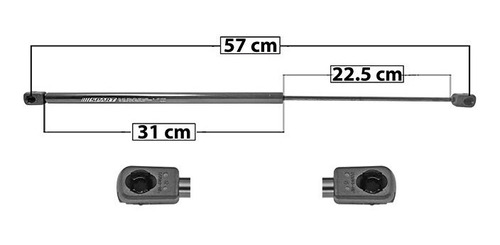 Amortiguador Cofre Izq O Der Chevrolet Camaro 93-97 Spart