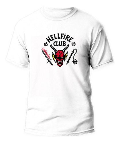 Playera Hell Fire Club Stranger Things Caballero