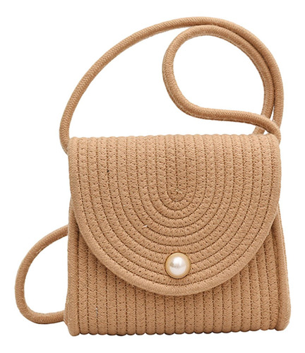 Bolso Bandolera Para Mujer, Playa De Verano, Bolso Caqui