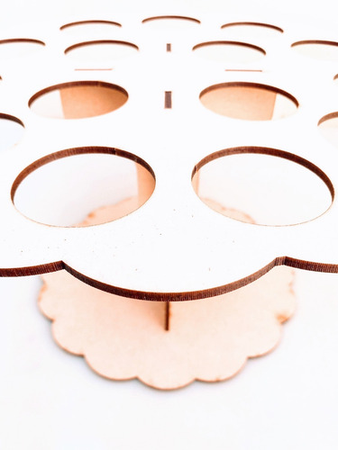 Imagen 4 de 6 de Porta Conos Mesa Dulce - 14 Conos - Mdf / Fibrofacil