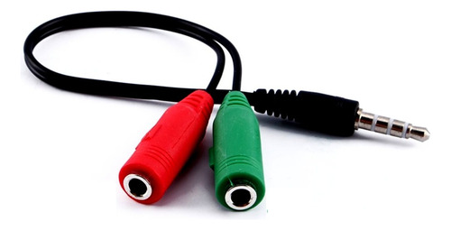 Cabo Adaptador P3 X 2 P2 (fone + Microfone) Notebook Headset